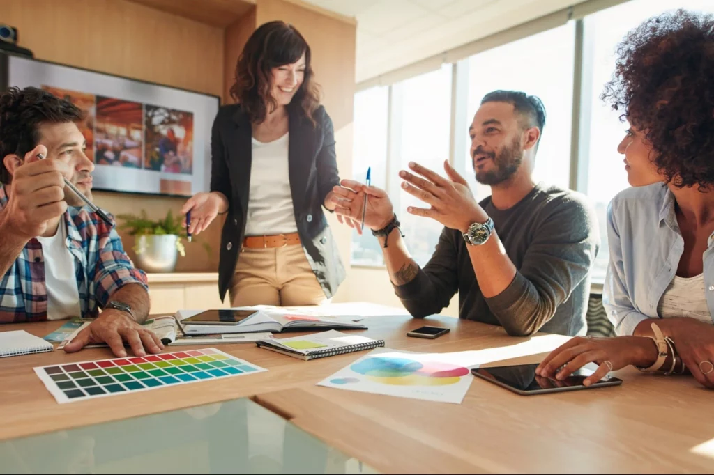Equipo de trabajo de agencia SEO